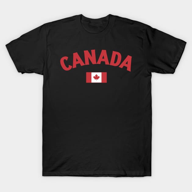 Canada Flag T-Shirt by Issho Ni